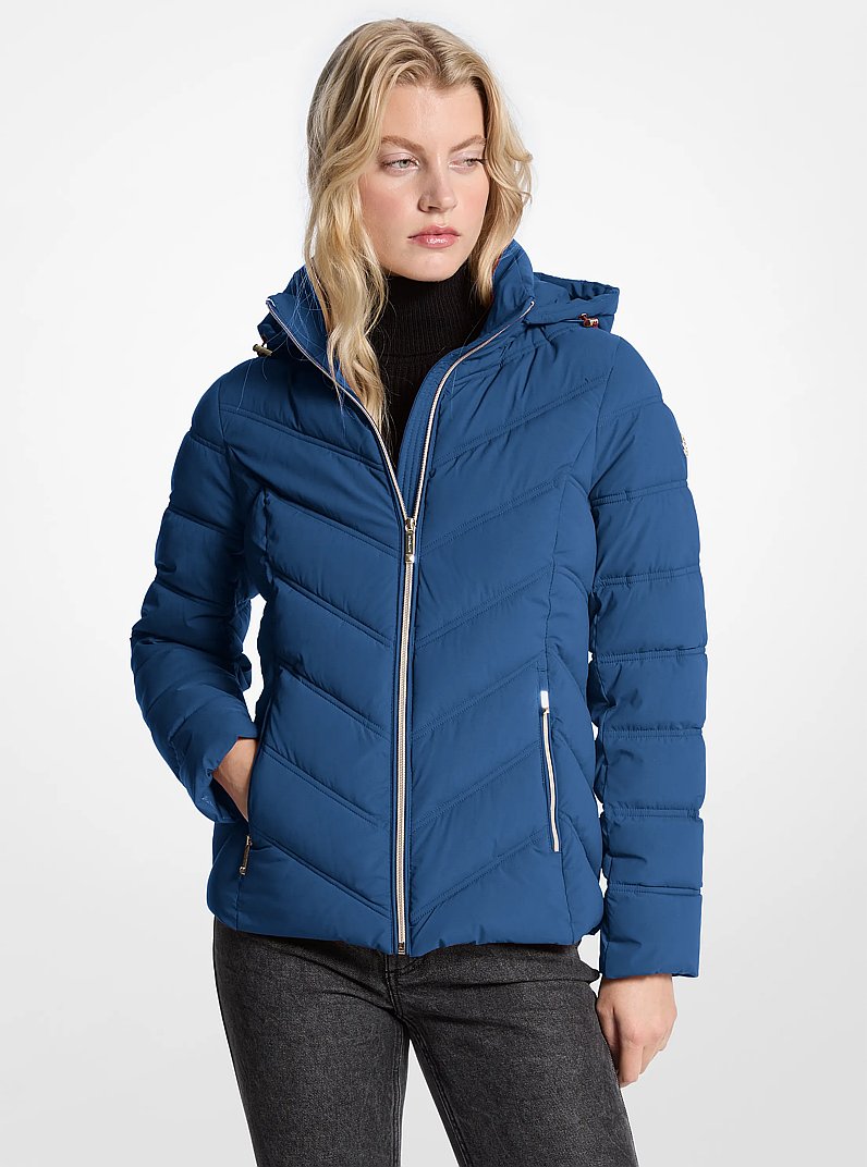 Packable Quilted Puffer Jacket in GALAXY BLUE | Michael Kors