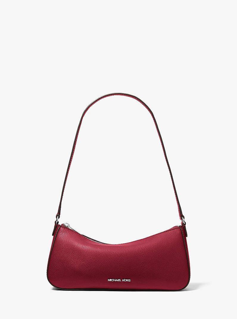 Petite pochette Sammy en cuir in BORDEAUX | Michael Kors