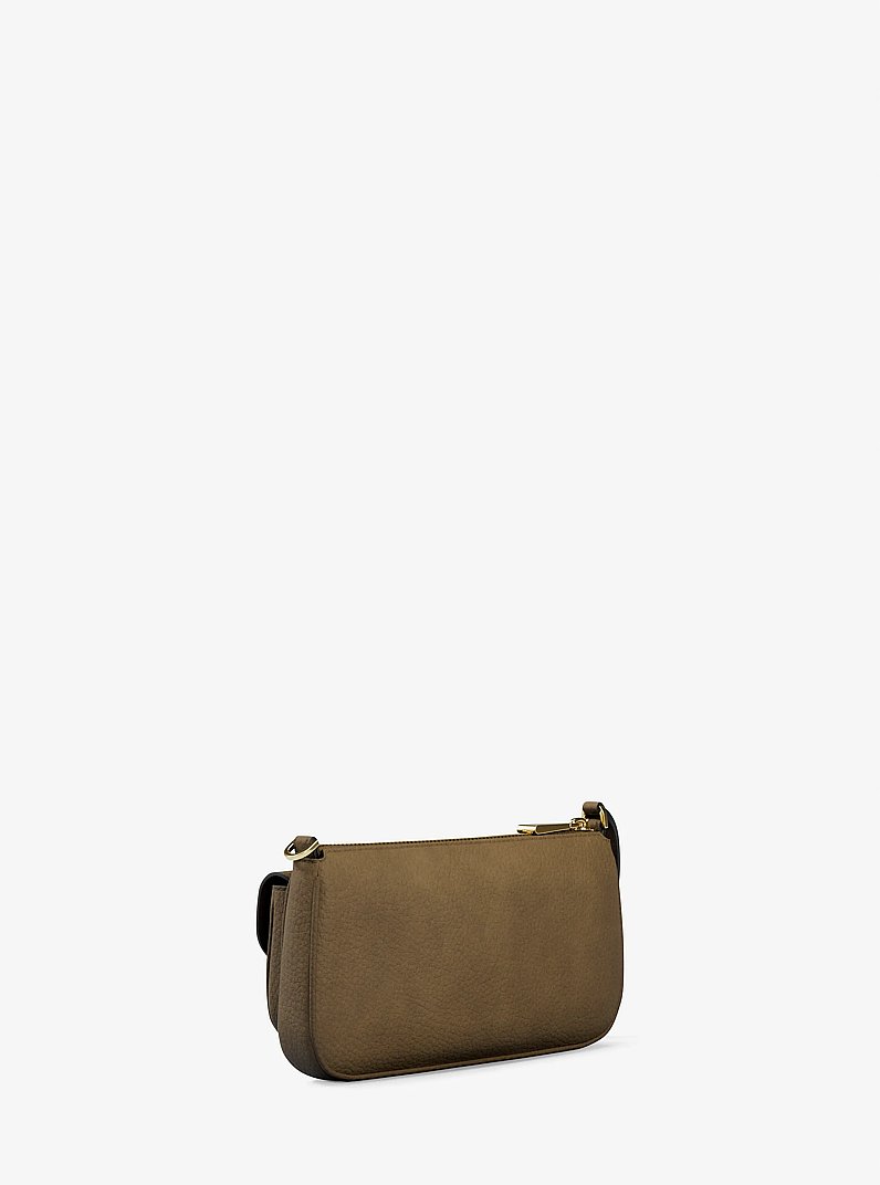 Petite pochette convertible Zoe en su&egrave;de