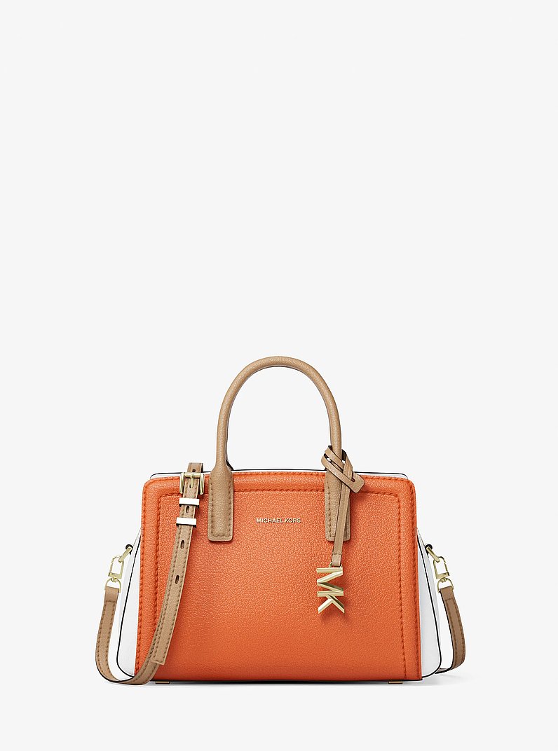 Borsa a tracolla Laila extra-small in pelle color-block in [3766] | Michael Kors