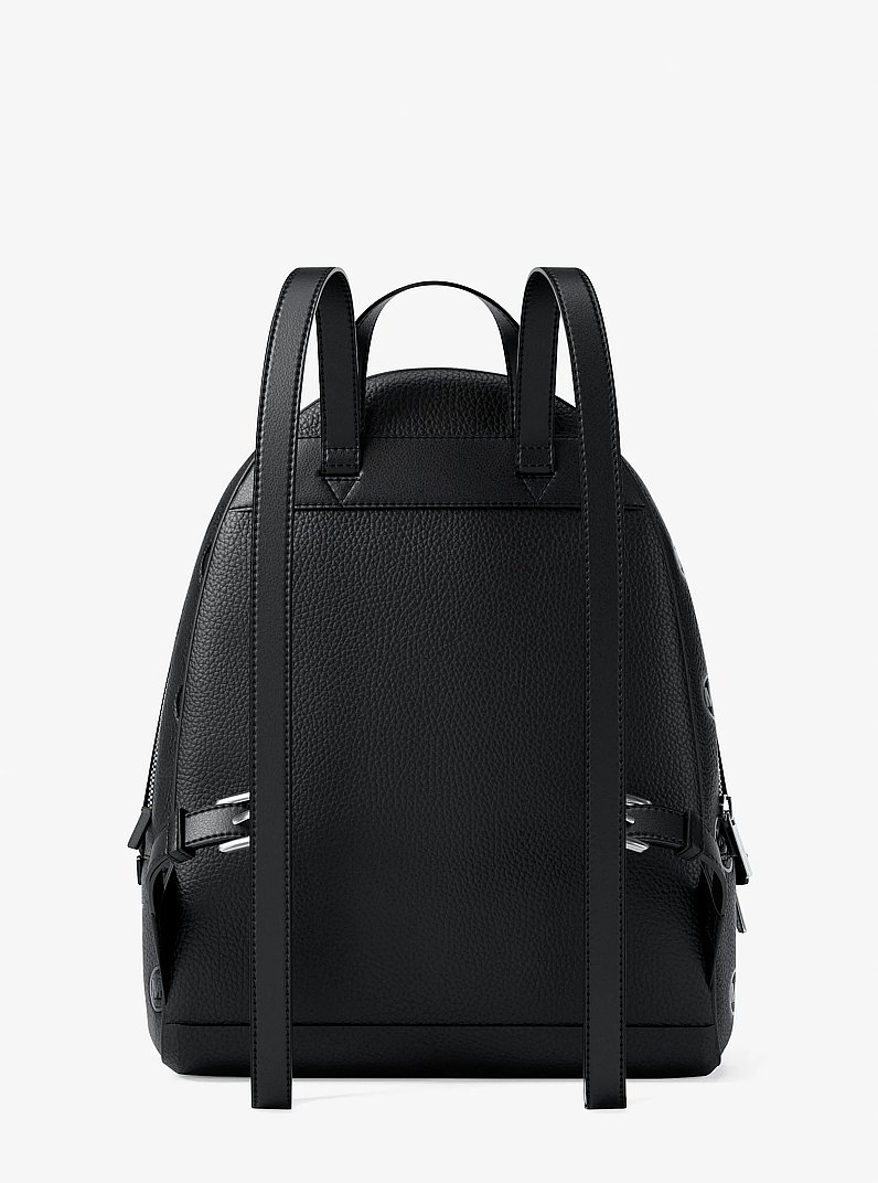 Sac &agrave; dos Rhea de taille moyenne &agrave; logo grav&eacute; in NOIR | Michael Kors
