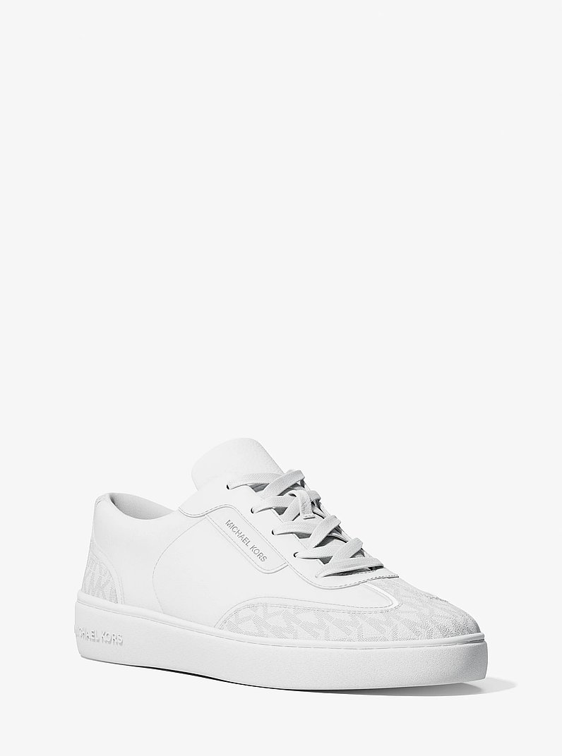Starr Mixed-Media Sneaker in OPTIC WHITE | Michael Kors