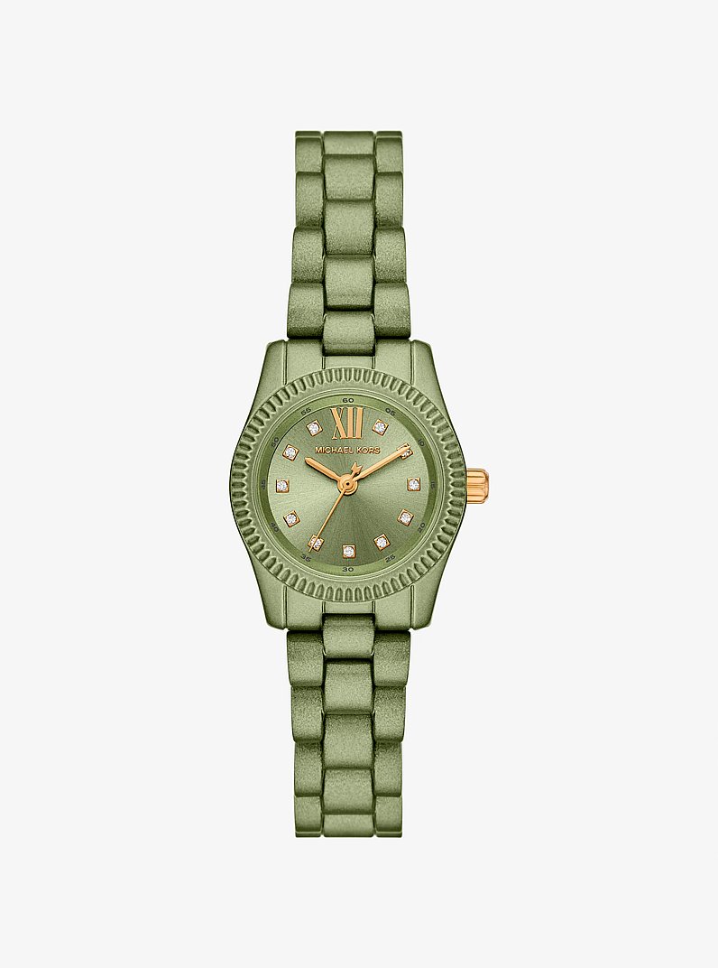 Limited-Edition Petite Lexington Green-Tone Watch in DUSTY SAGE | Michael Kors