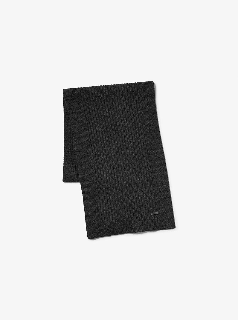 Bufanda de punto acanalado in NEGRO | Michael Kors