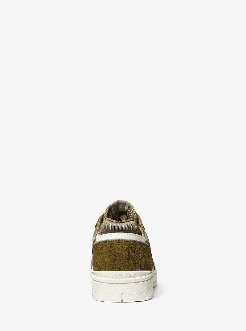 Sneaker Rebel aus Leder in OLIVGR&Uuml;N | Michael Kors