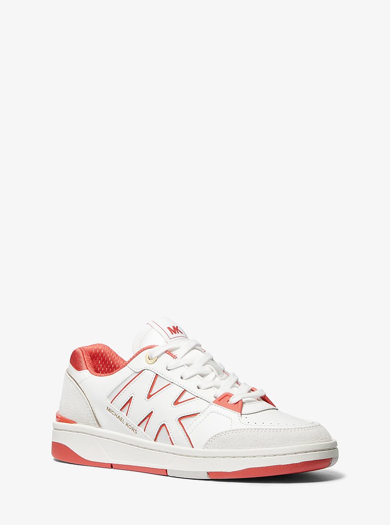 Espadrille Rebel en cuir in CORAIL &Eacute;PIC&Eacute; MULTI | Michael Kors
