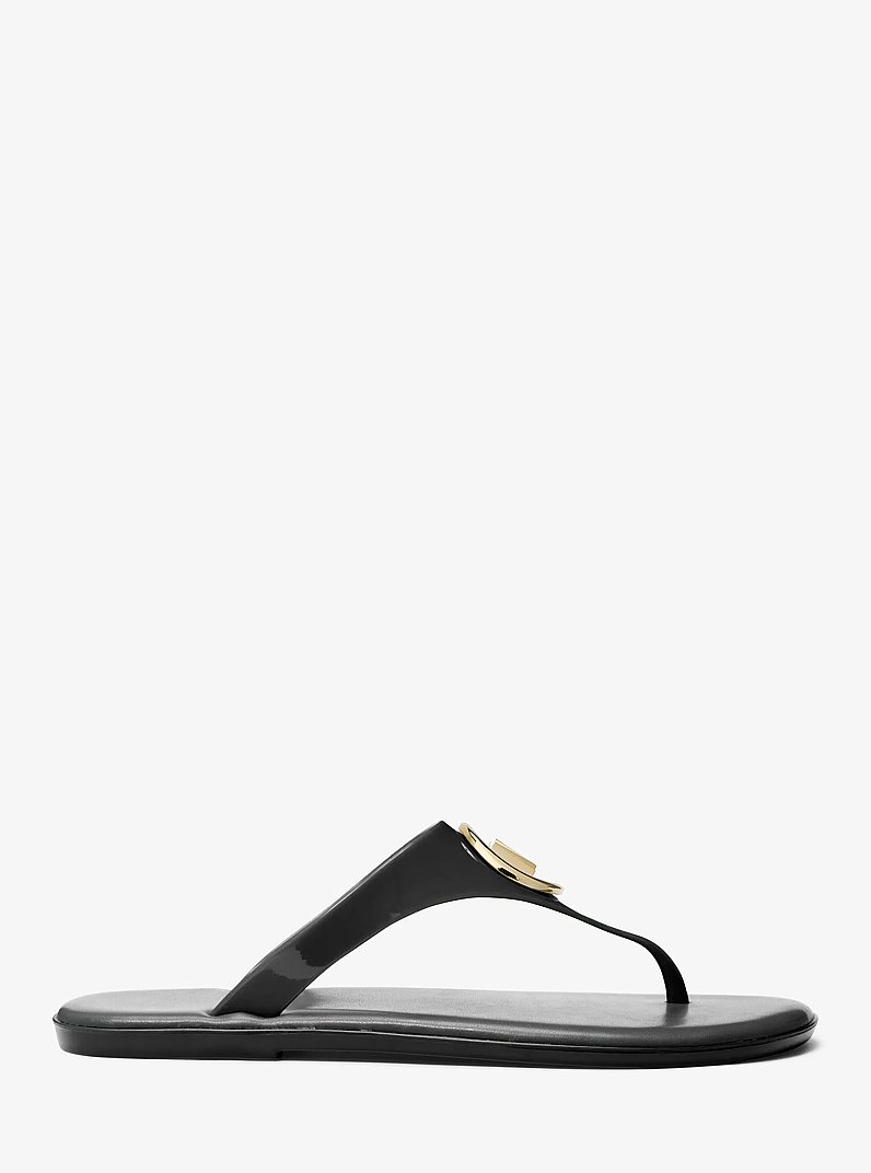 Carmen PVC Jelly Sandal in BLACK | Michael Kors