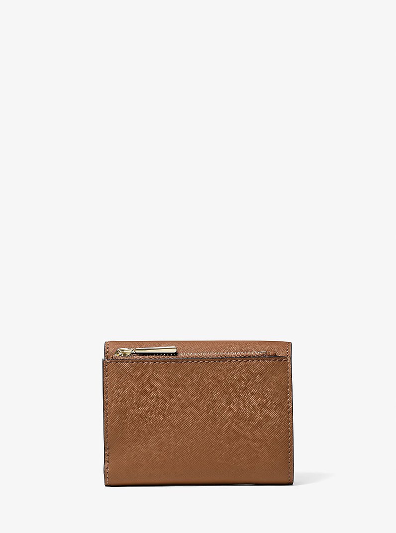 Carmen Medium Saffiano Leather Tri-Fold Envelope Wallet