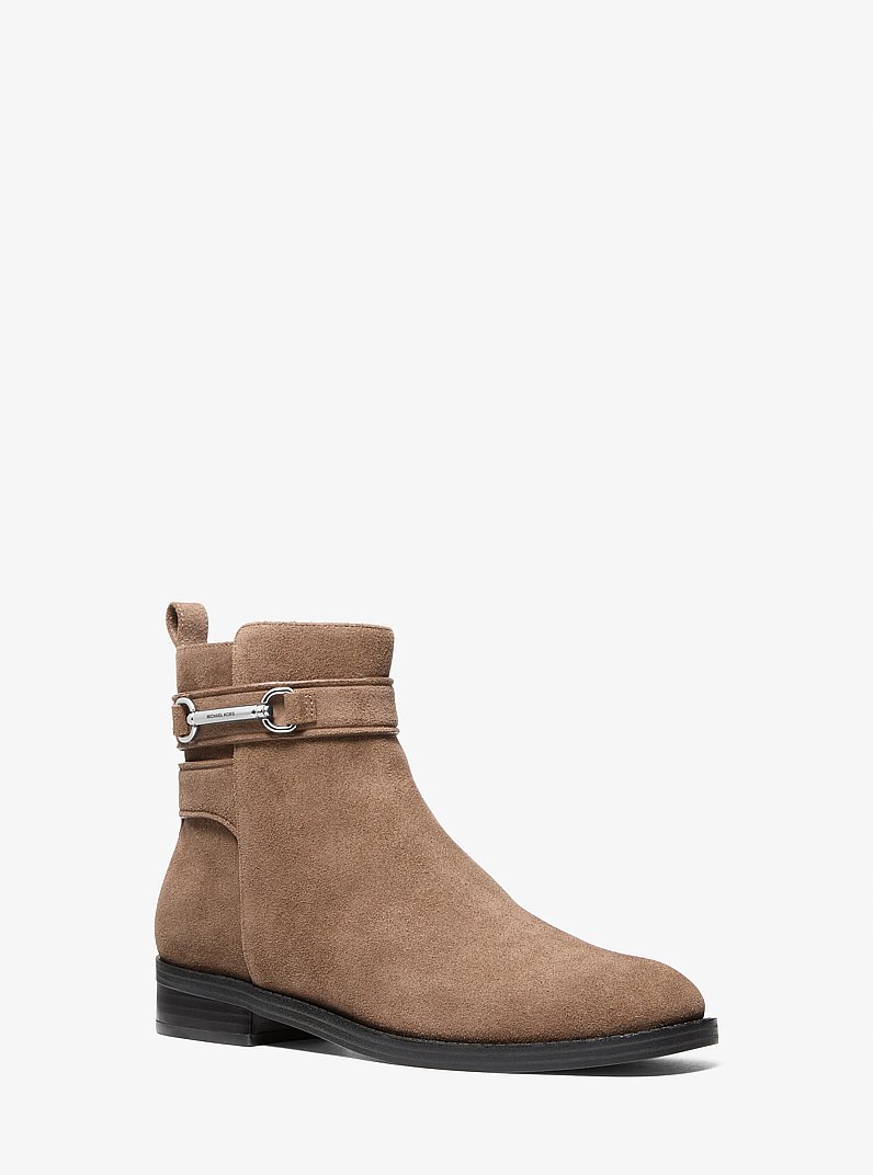 Carson Suede Ankle Boot in DRIFTWOOD | Michael Kors