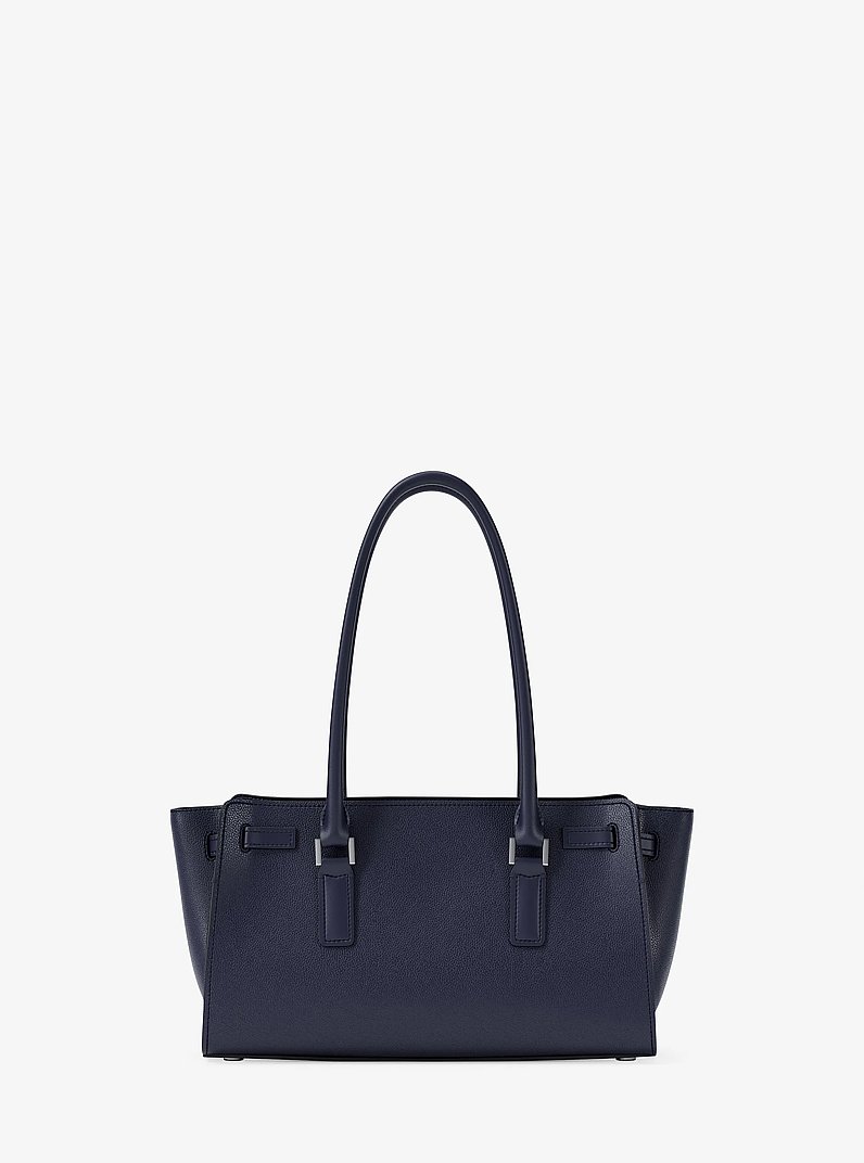 Bolso satchel Hamilton Moderne peque&ntilde;o de piel in VESTIDO AZUL | Michael Kors