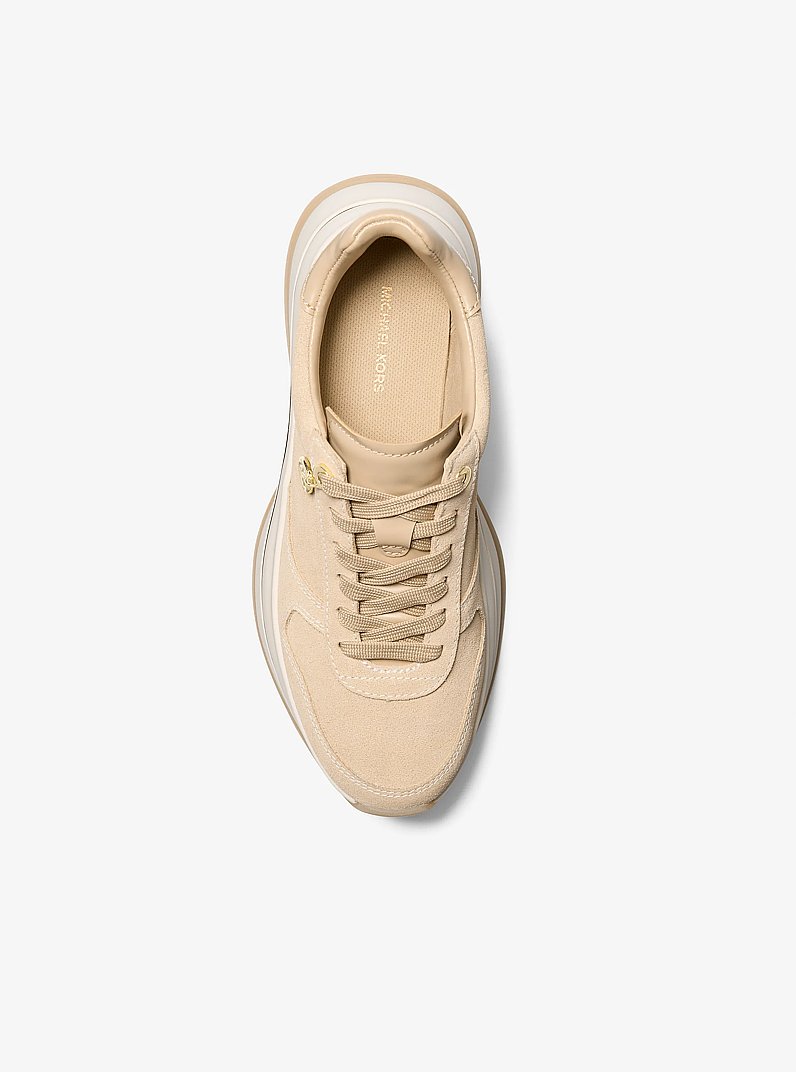Sneaker Arla in pelle scamosciata in CACHI | Michael Kors