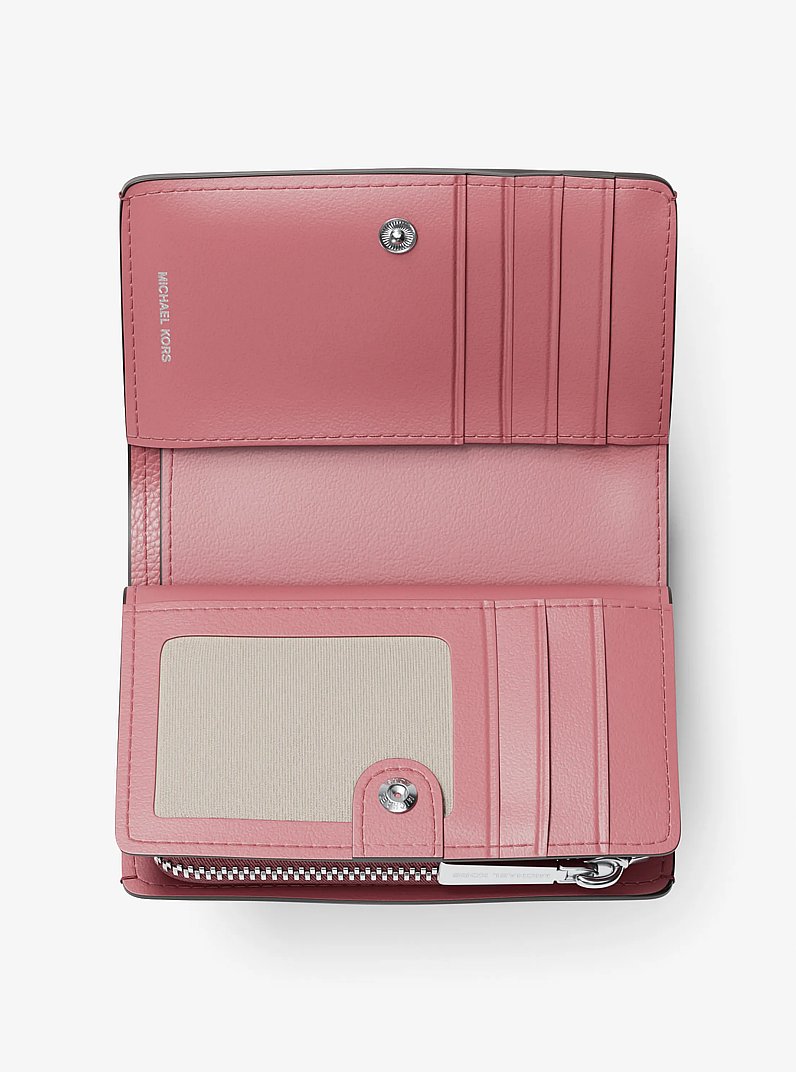 Bryant Medium Pebbled Leather Wallet in ROSEWOOD | Michael Kors