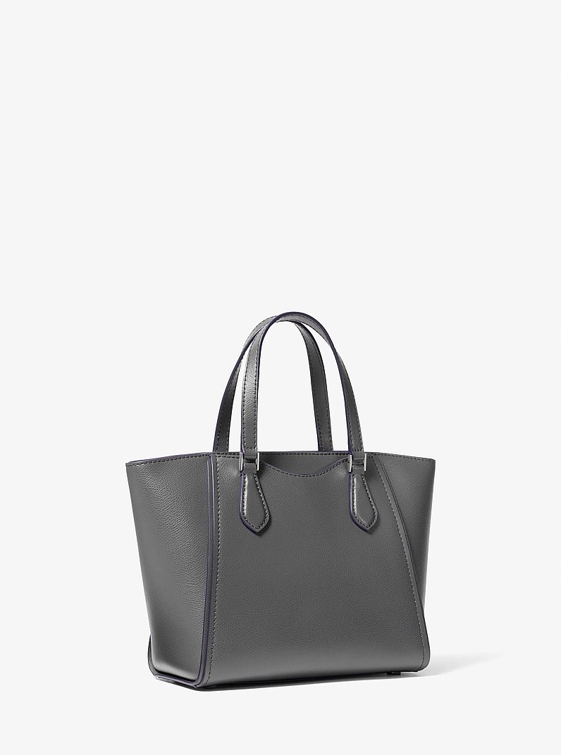 Taryn Small Leather Convertible Crossbody Bag in SLATE | Michael Kors