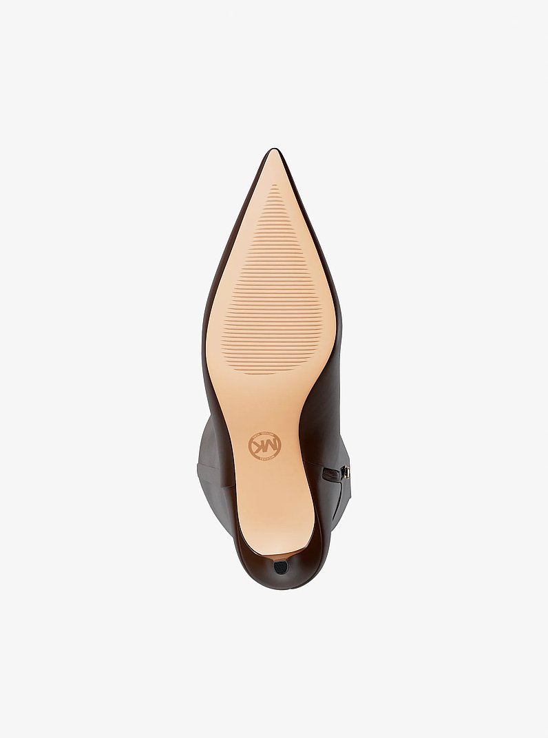 Nalia Kitten-Heel Boot in NUTMEG | Michael Kors