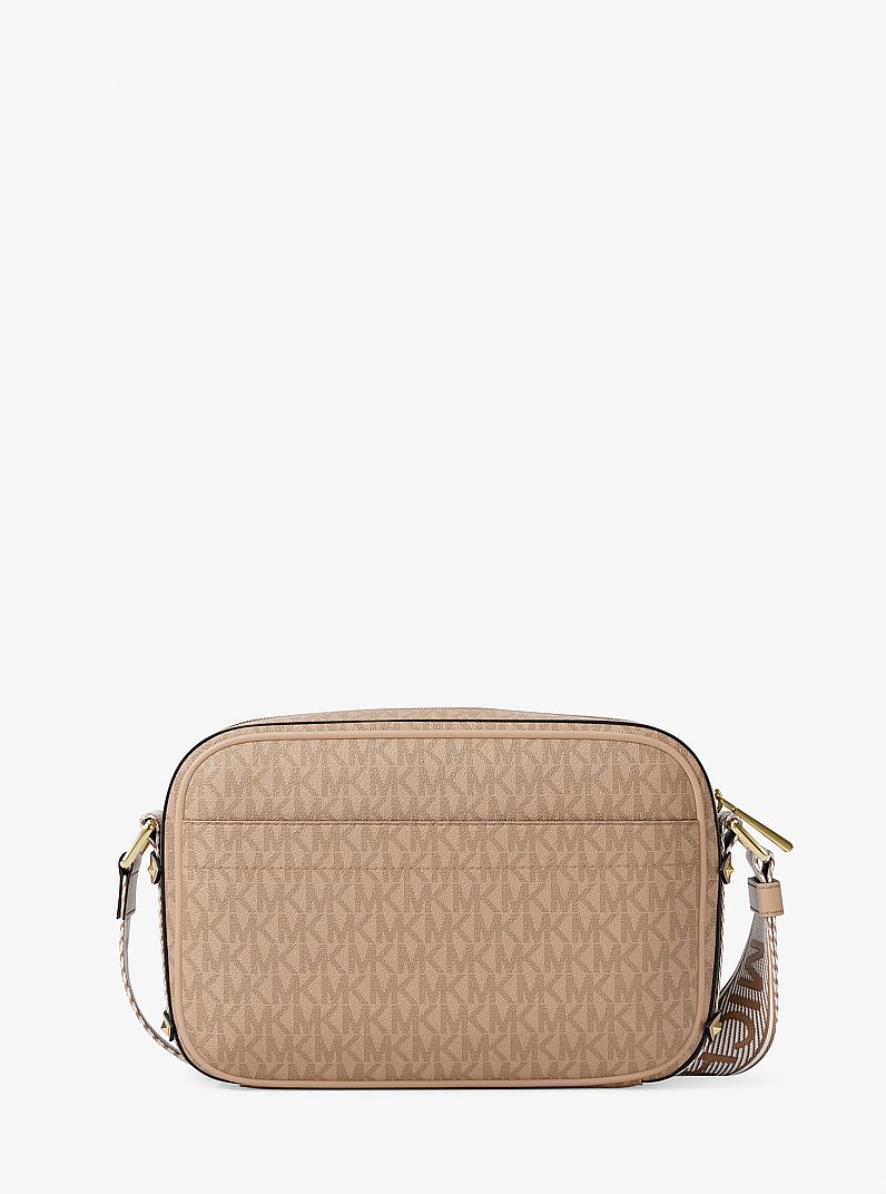 Maeve Large Signature Logo Crossbody Bag in KHAKI | Michael Kors