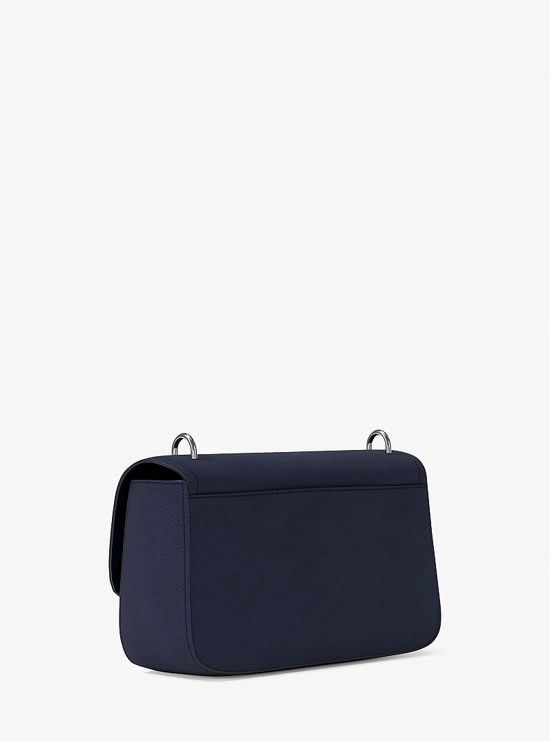 Borsa a spalla Tribeca grande in pelle martellata in ABITO BLUES | Michael Kors