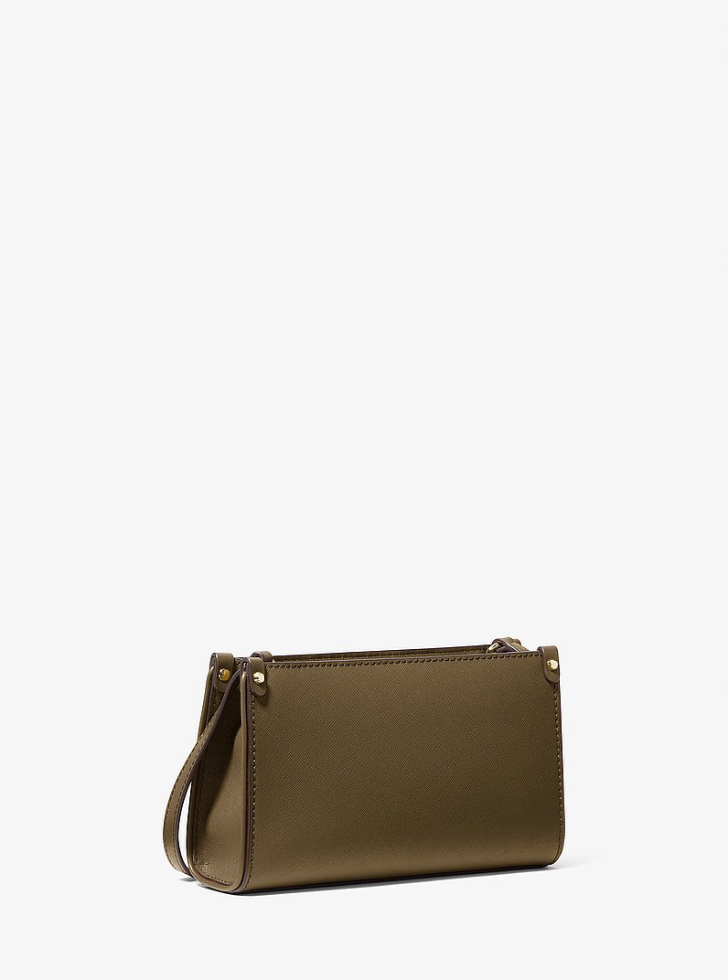 Maple Small Saffiano Leather Crossbody Bag