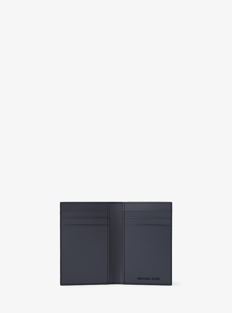 Cooper Signature Logo Folding Card Case in CORNFLOWER - Sale