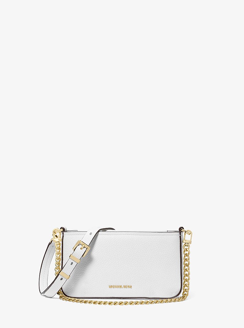 Bolso pochette Bryant peque&ntilde;o convertible de piel granulada in BLANCO INTENSO | Michael Kors