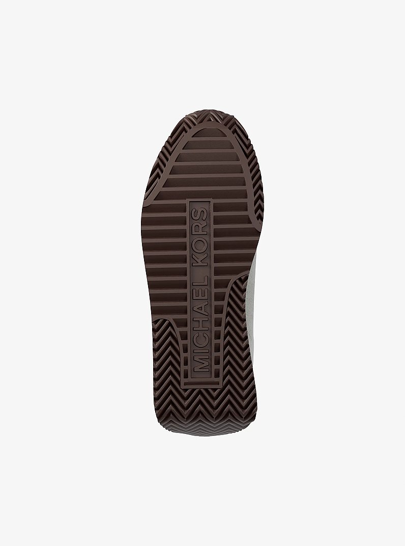 Rhodes Suede Trainer in QUARRY GREY | Michael Kors