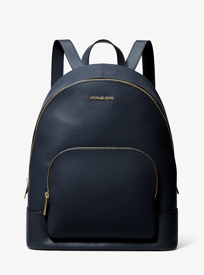 Connie Large Leather Backpack in NAVY | Michael Kors