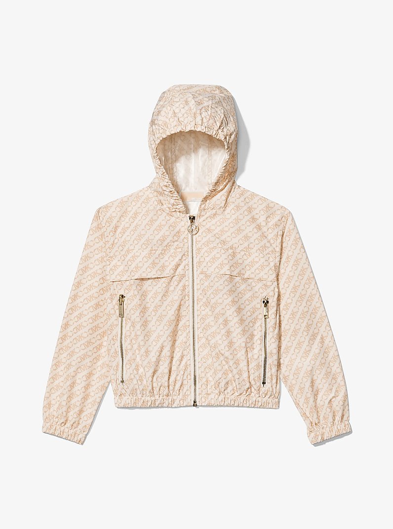 Logo Windbreaker in CREAM | Michael Kors