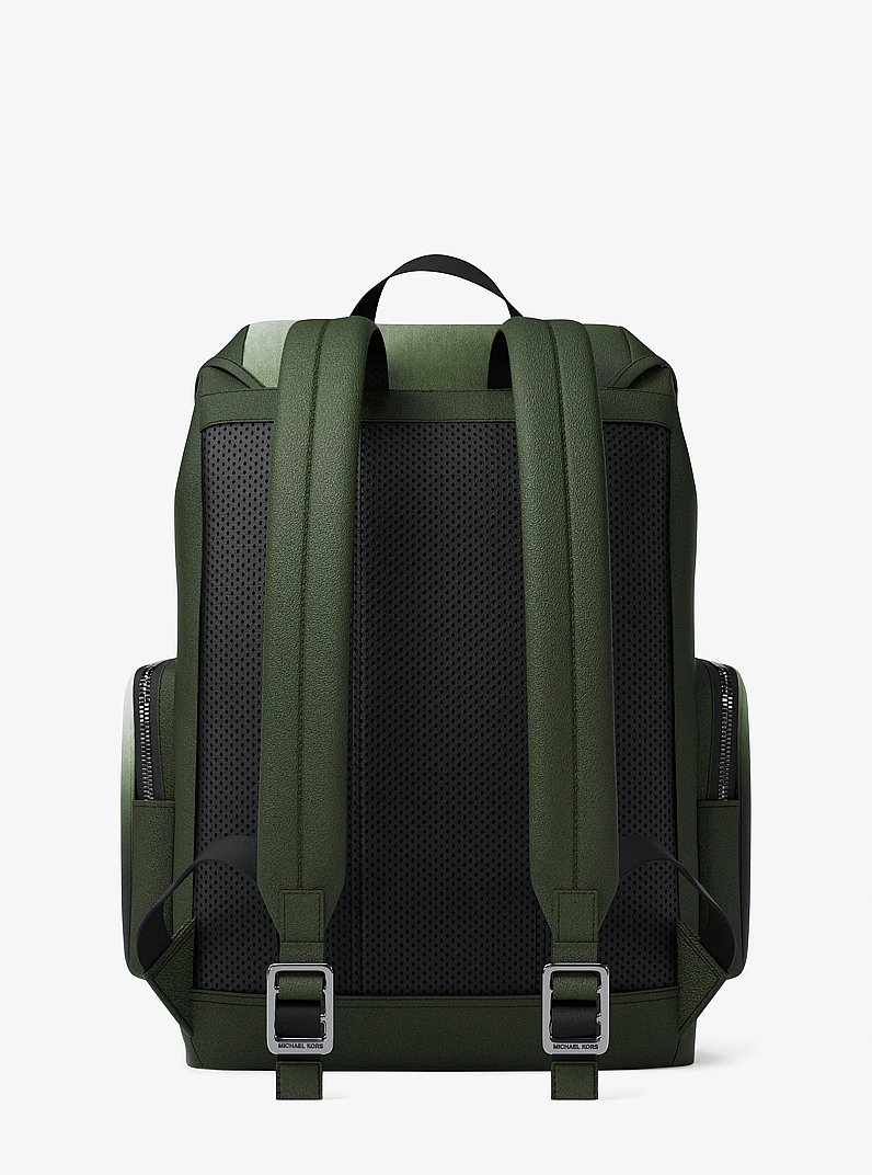Cooper Medium Ombr&eacute; Signature Logo City Backpack in MOSS MULTI | Michael Kors