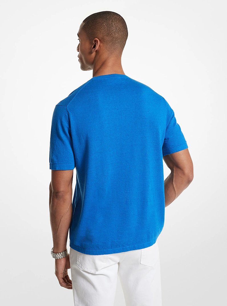 T-shirt in misto lino