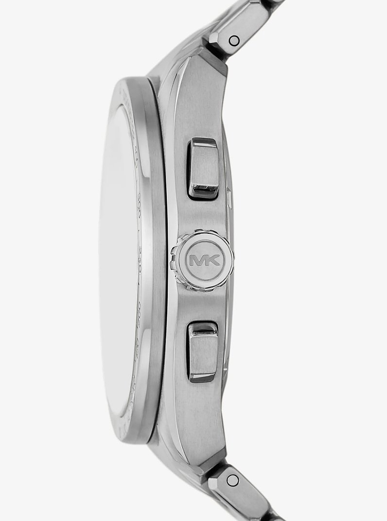 Oversized Accelerator 2.0 Silver-Tone Watch in SILVER | Michael Kors