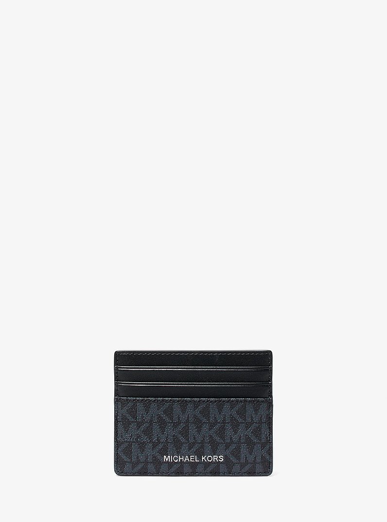 Tarjetero Greyson grande con logotipos in AZUL OSCURO/AZUL P&Aacute;LIDO | Michael Kors