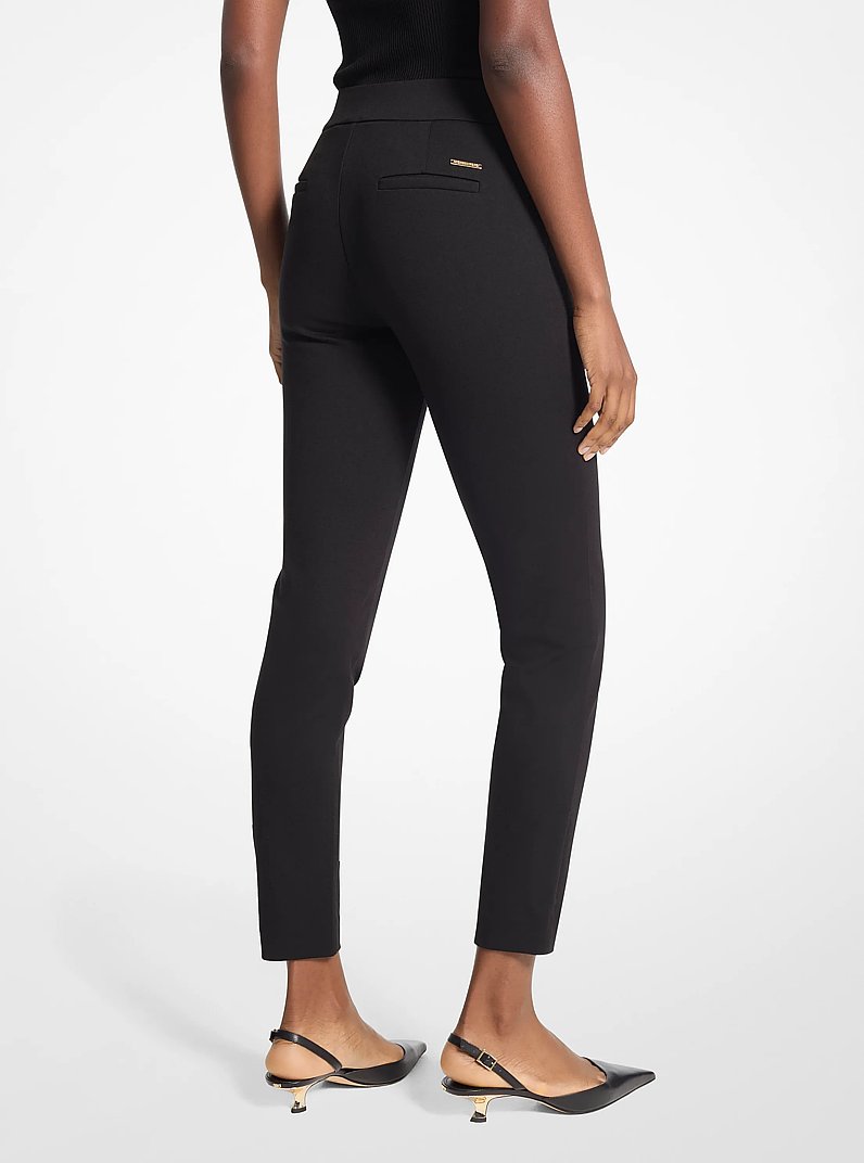 Stretch Viscose Pants in BLACK | Michael Kors
