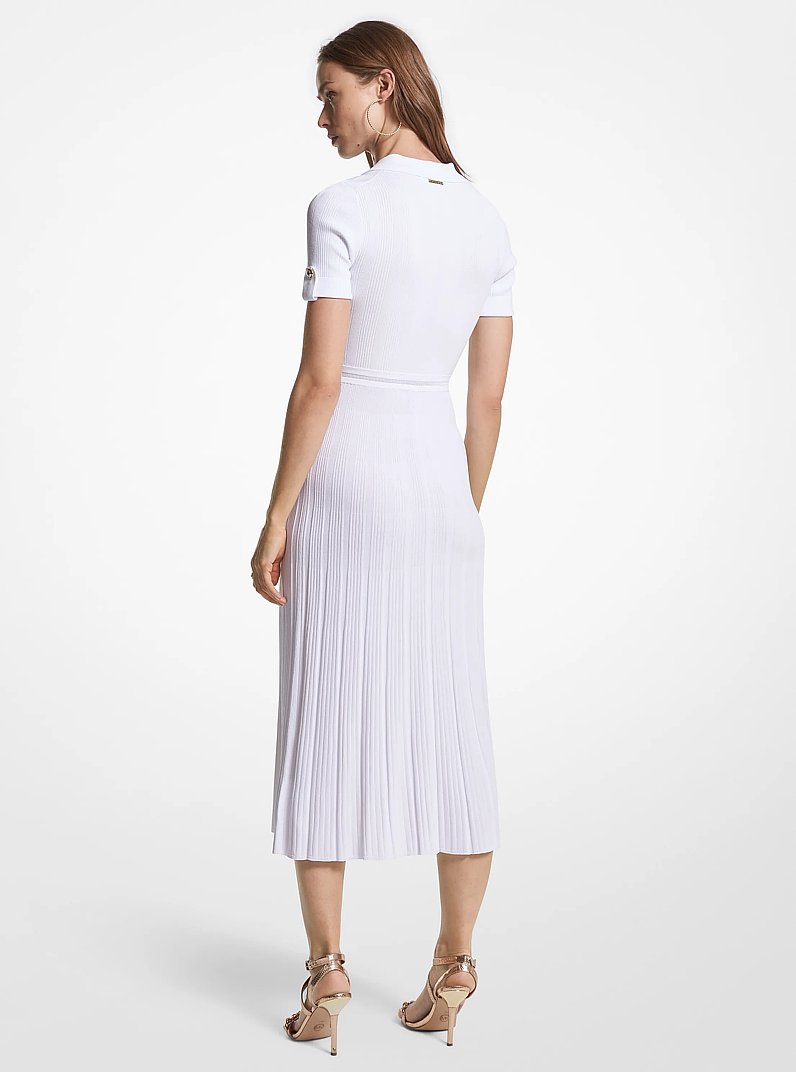 vivienne knit midi dress Black Knit Long Sleeve Midi Dress S main image 0