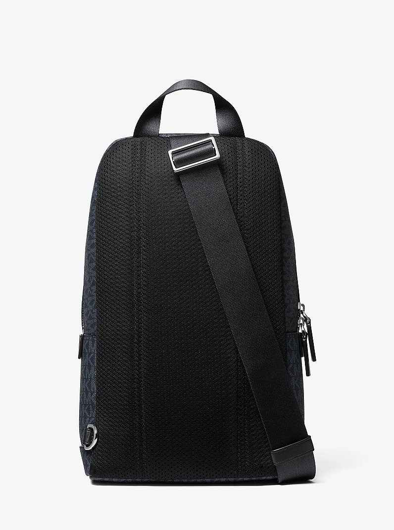 Cooper Logo Sling Pack in ADMRL/PLBLUE | Michael Kors