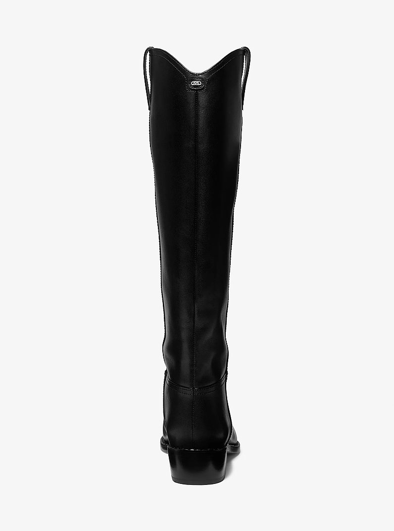 Stivale Nash in pelle in NERO | Michael Kors