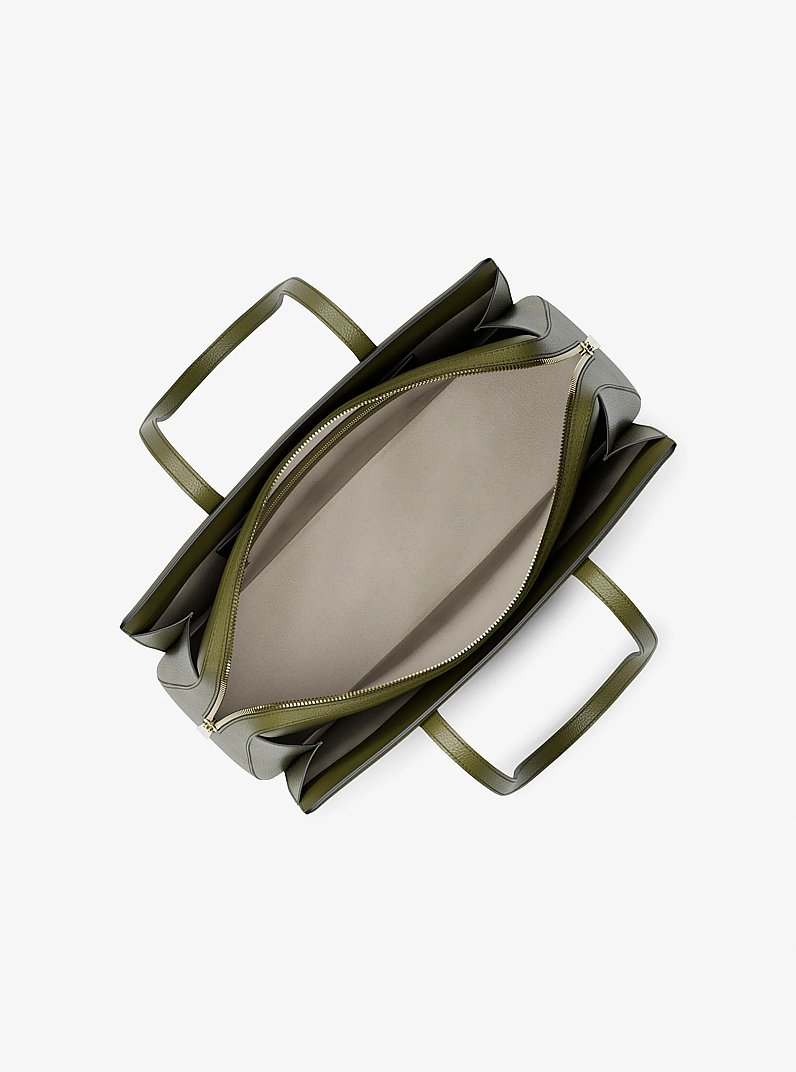 Laila Medium Leather Tote Bag