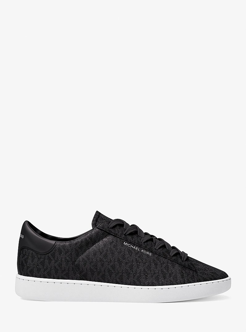 Reign Signature Logo Sneaker in BLACK | Michael Kors