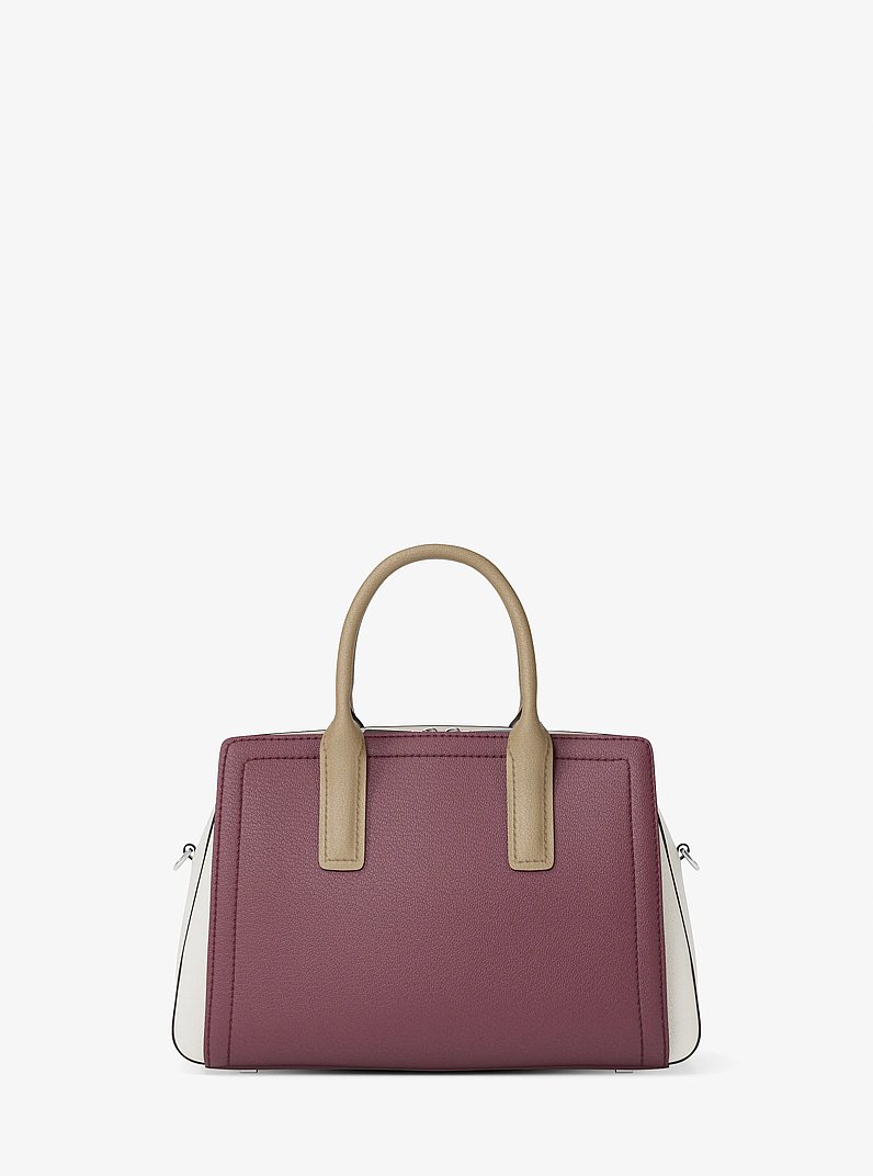 Henkeltasche Laila Small aus Leder in Blockfarben in OCHSENBLUT MLTI | Michael Kors