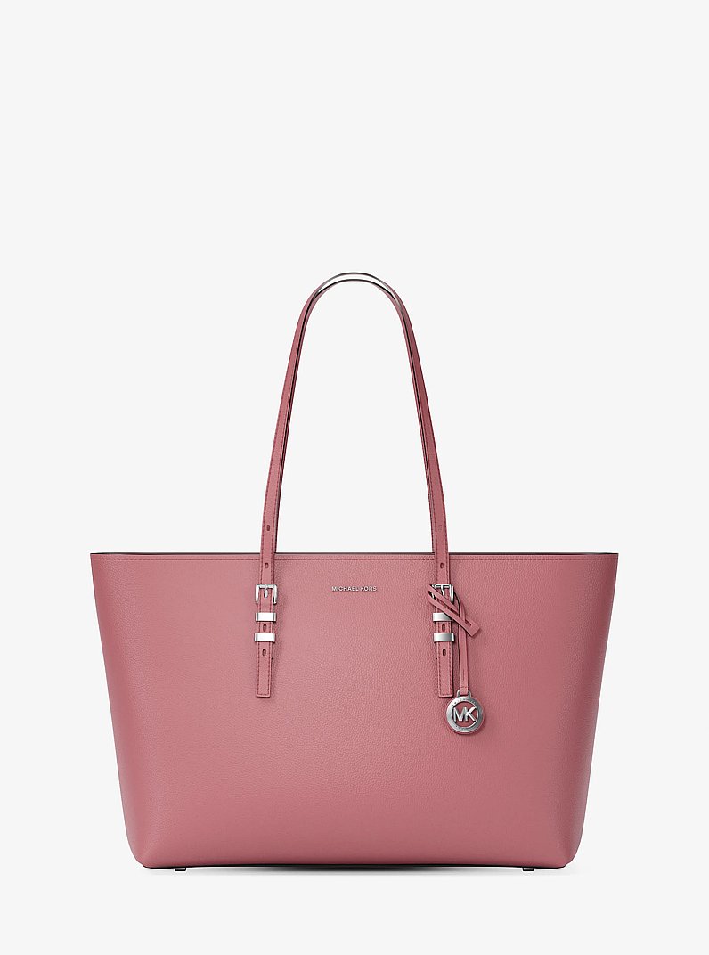 Shopper Quinn Large aus gekrispeltem Leder in PALISANDER | Michael Kors