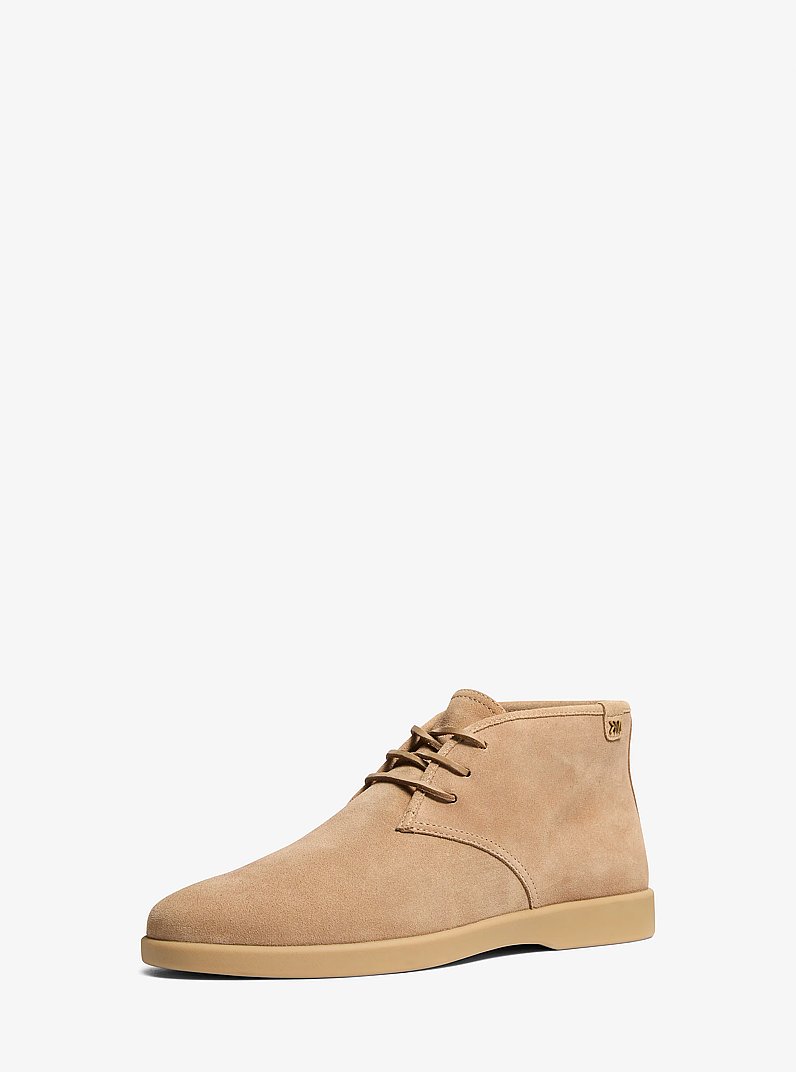 Wesley Suede Boot in BURNT KHAKI | Michael Kors