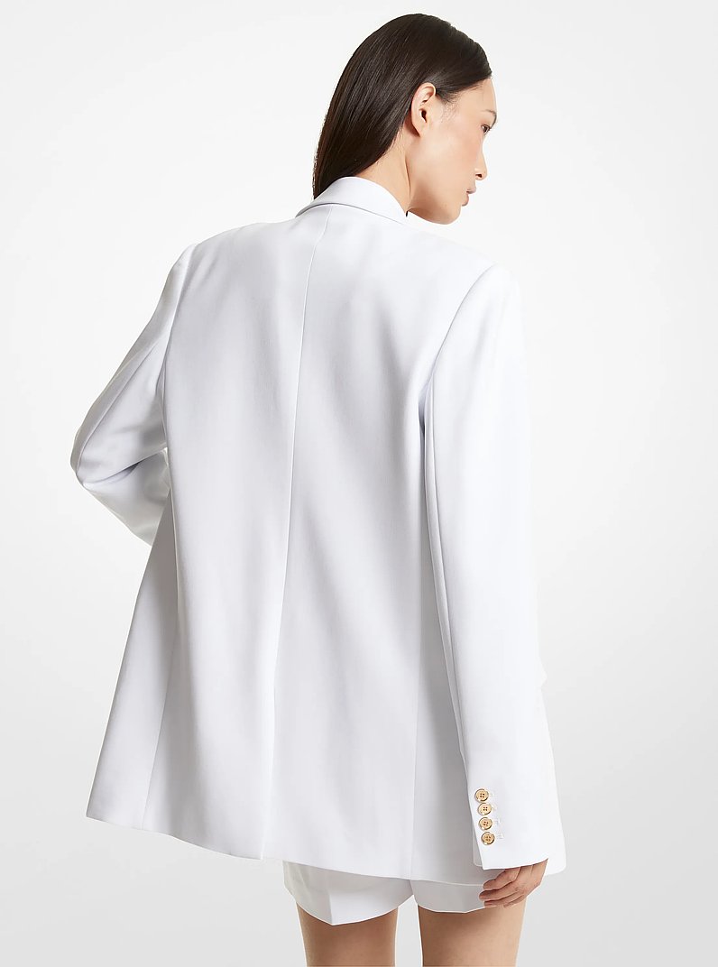 Crepe Blazer in WHITE | Michael Kors