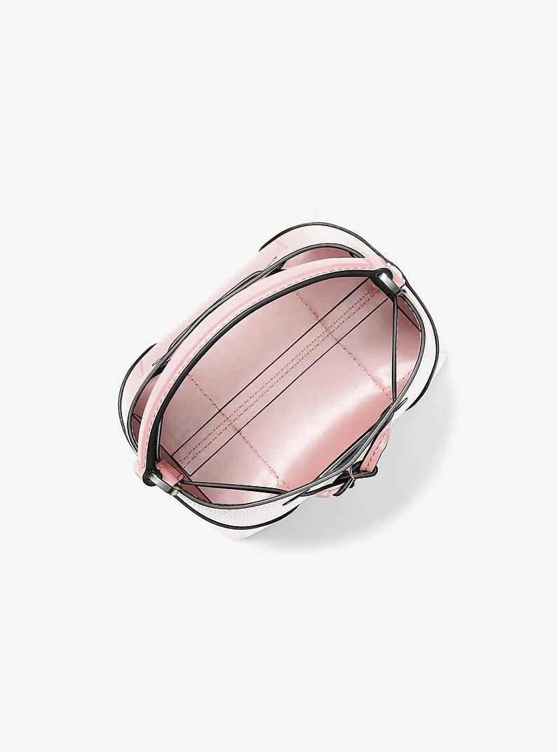 Mercer Small Pebbled Leather Bucket Bag in POWDER BLUSH | Michael Kors