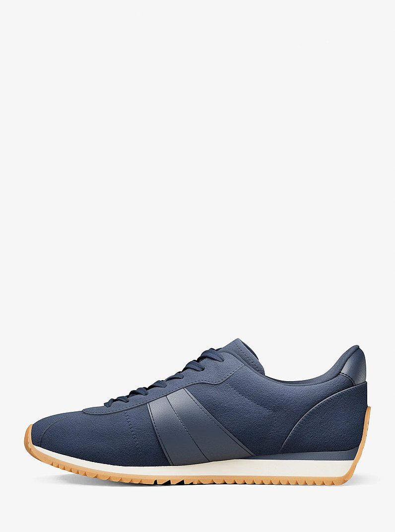 Basket Reign en daim in BLEU MARINE | Michael Kors