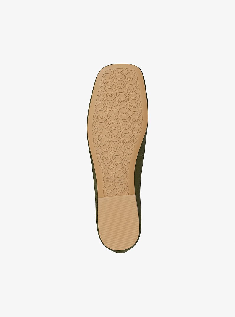 Milan Suede Ballet Flat in PISTACHIO | Michael Kors