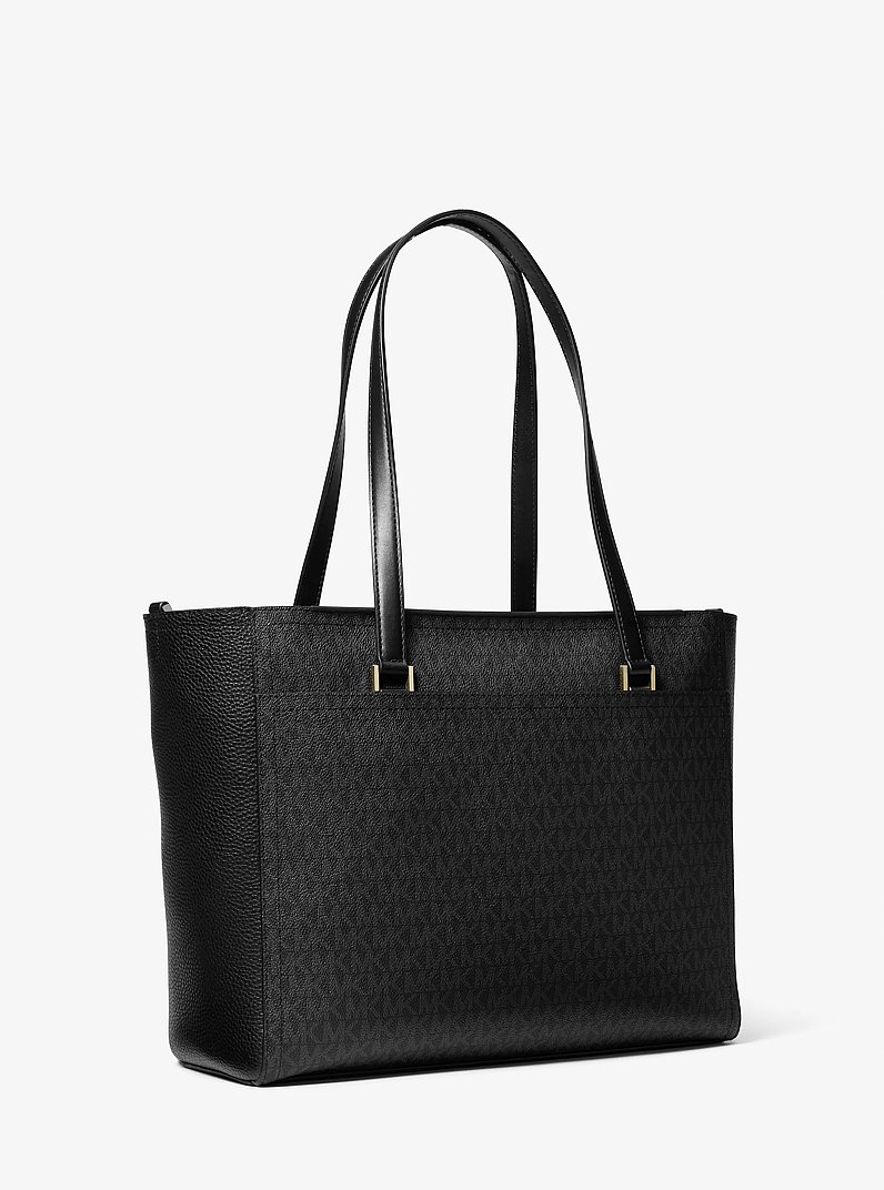 Maisie Large Logo 3-in-1 Tote Bag in BROWN | Michael Kors