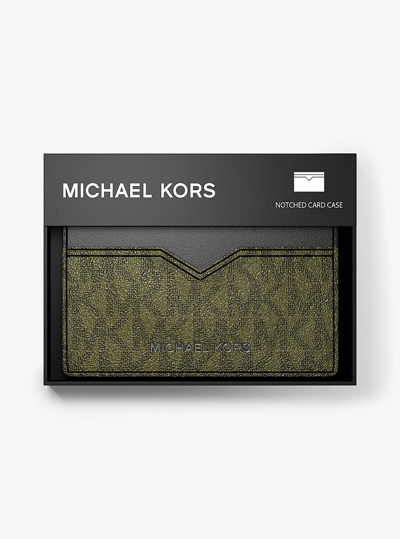 Hudson Logo Card Case in PISTACHIO | Michael Kors