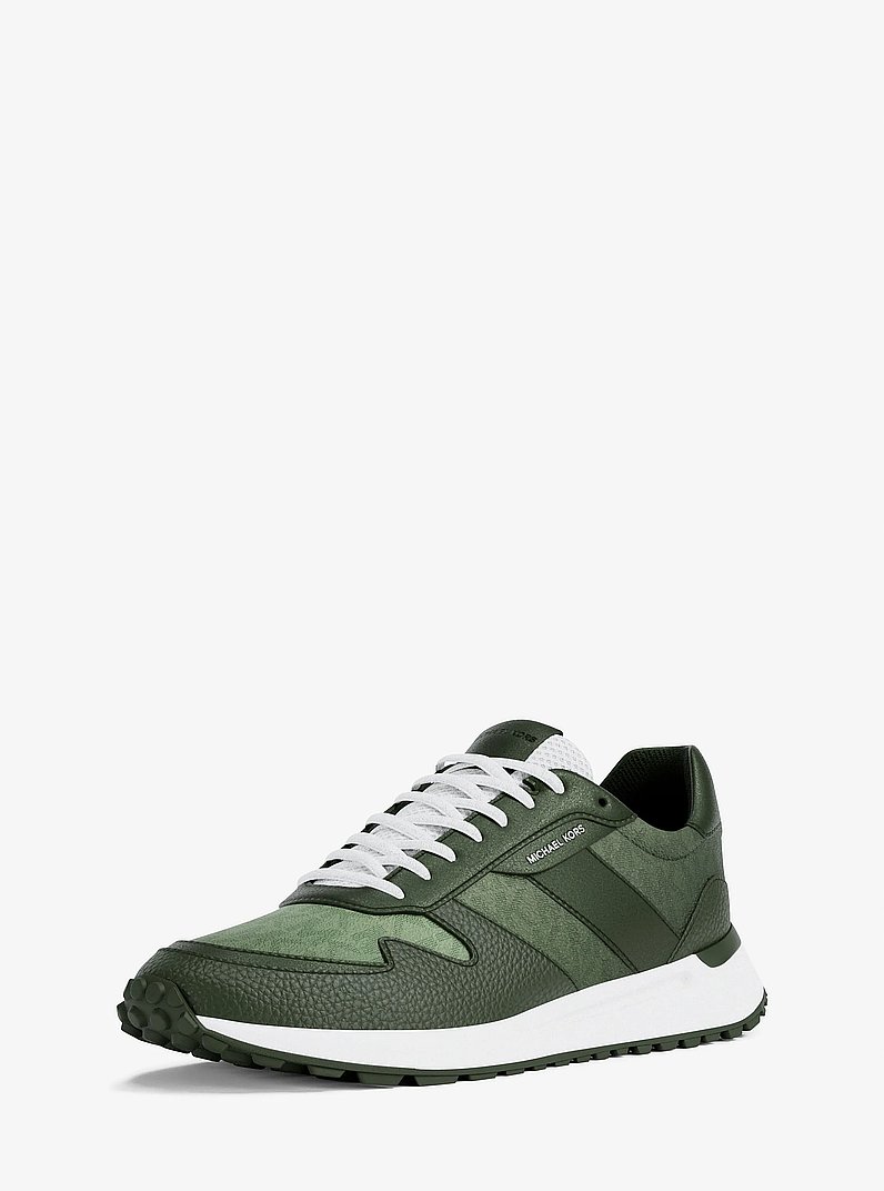 Dax Ombré Signature Logo Trainer in MOSS MULTI - Sale  display picture 2