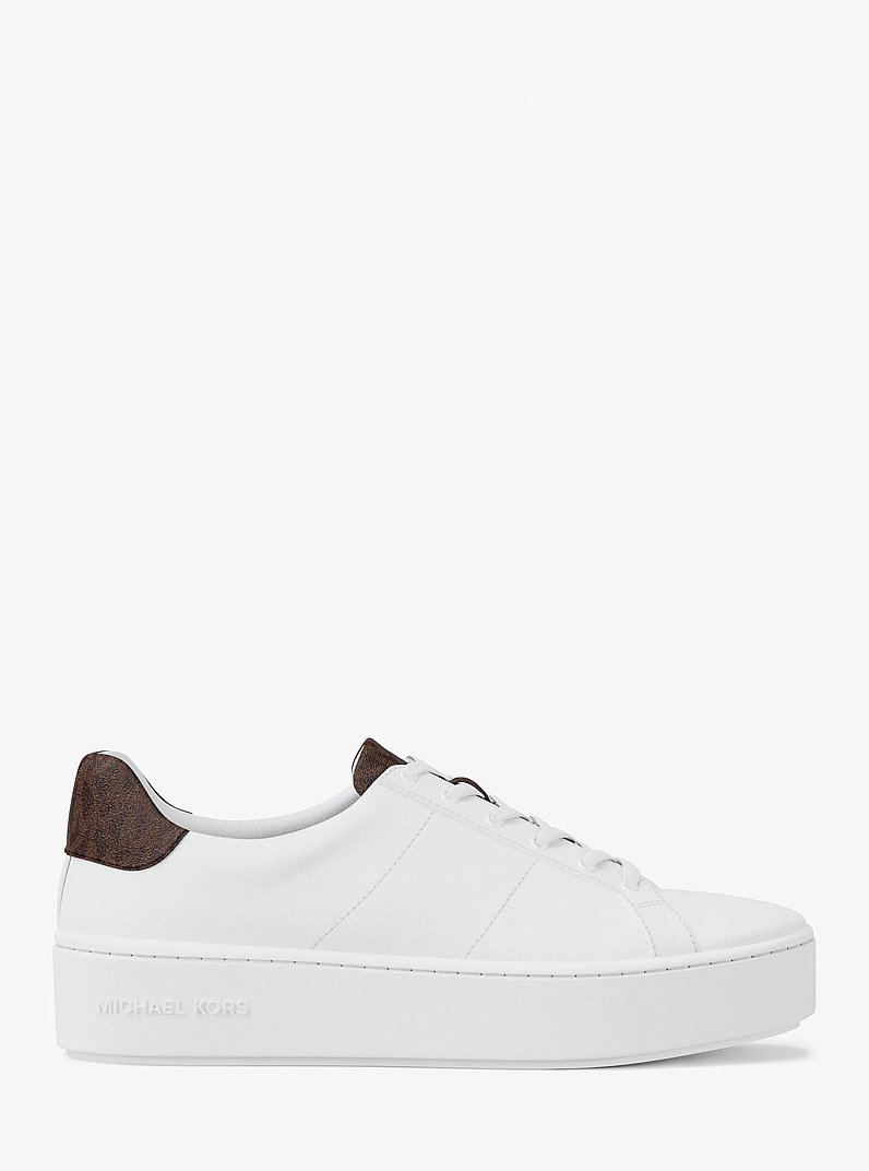 Sneaker Poppy mit Signature-Logomuster in BRAUN | Michael Kors