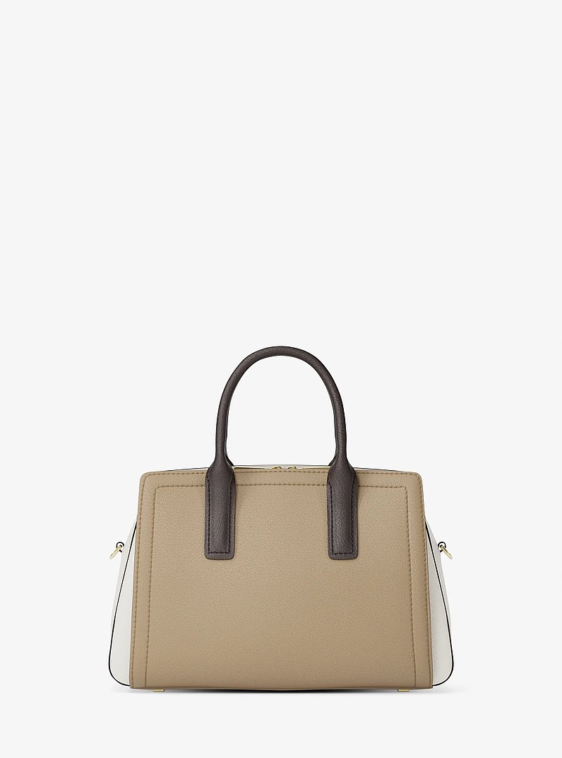 Henkeltasche Laila Small aus gekrispeltem Leder in Blockfarben in HUSK MULTI | Michael Kors