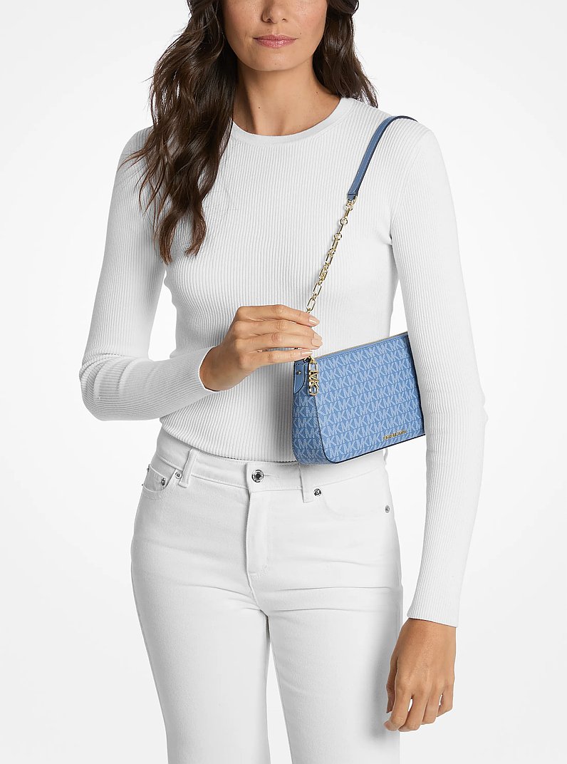 Empire Medium Signature Logo Chain-Link Pochette