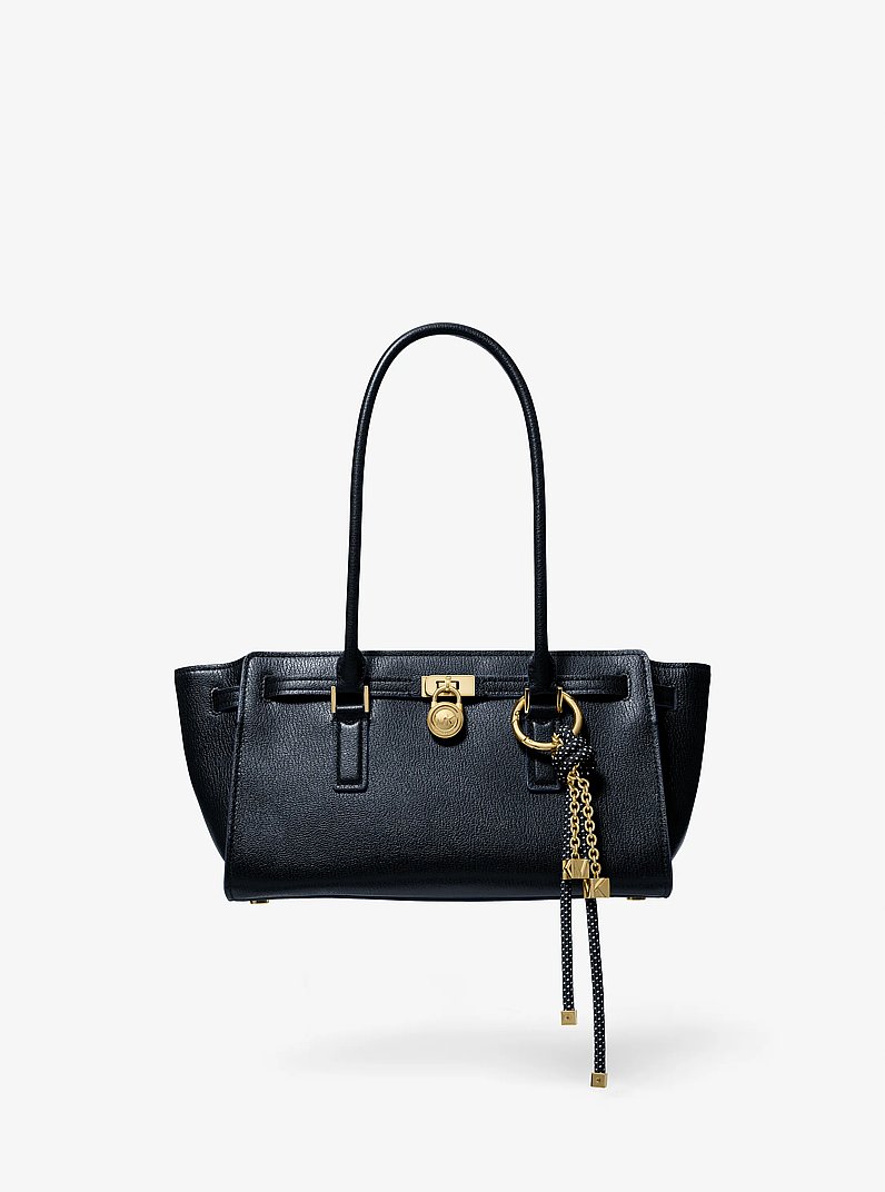 Bolso satchel Hamilton Moderne peque&ntilde;o de piel in DRESS BLUES | Michael Kors